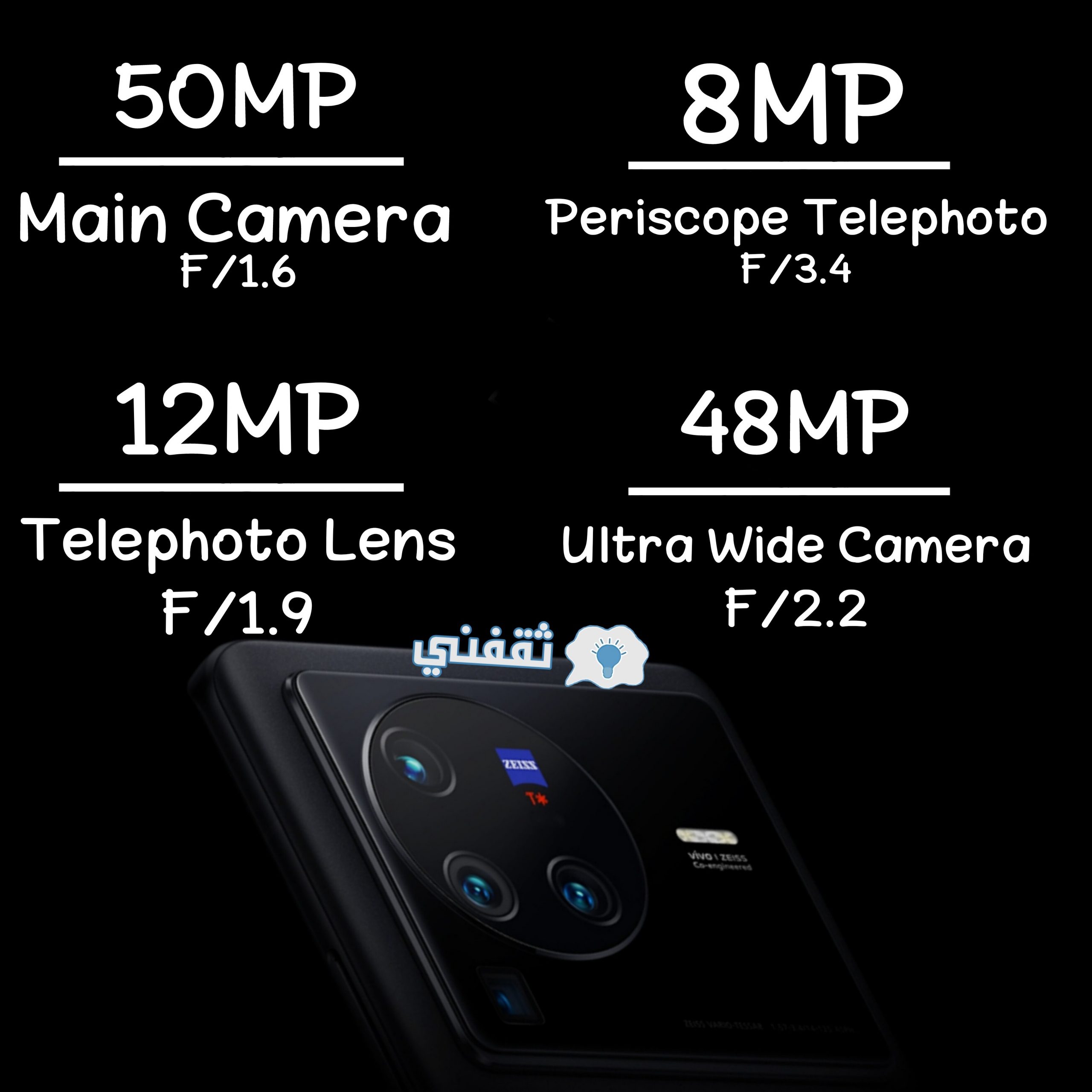 كاميرا هاتف Vivo x80 pro