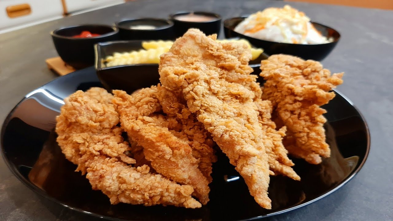 وصفات جديدة لعمل دجاج كرسبي مقرمش في المنزل مثل مطعم KFC بخطوات سهلة وبسيطة