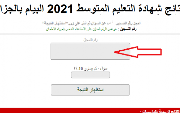 رابط نتائج البيام 2022 الجزائر