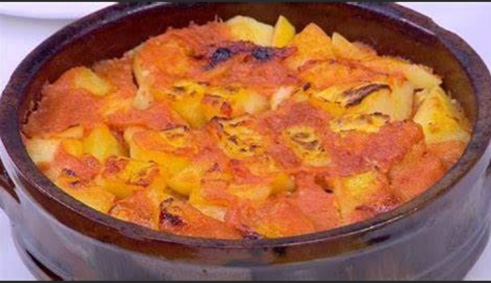 Chicken casserole with potatoes and vegetables