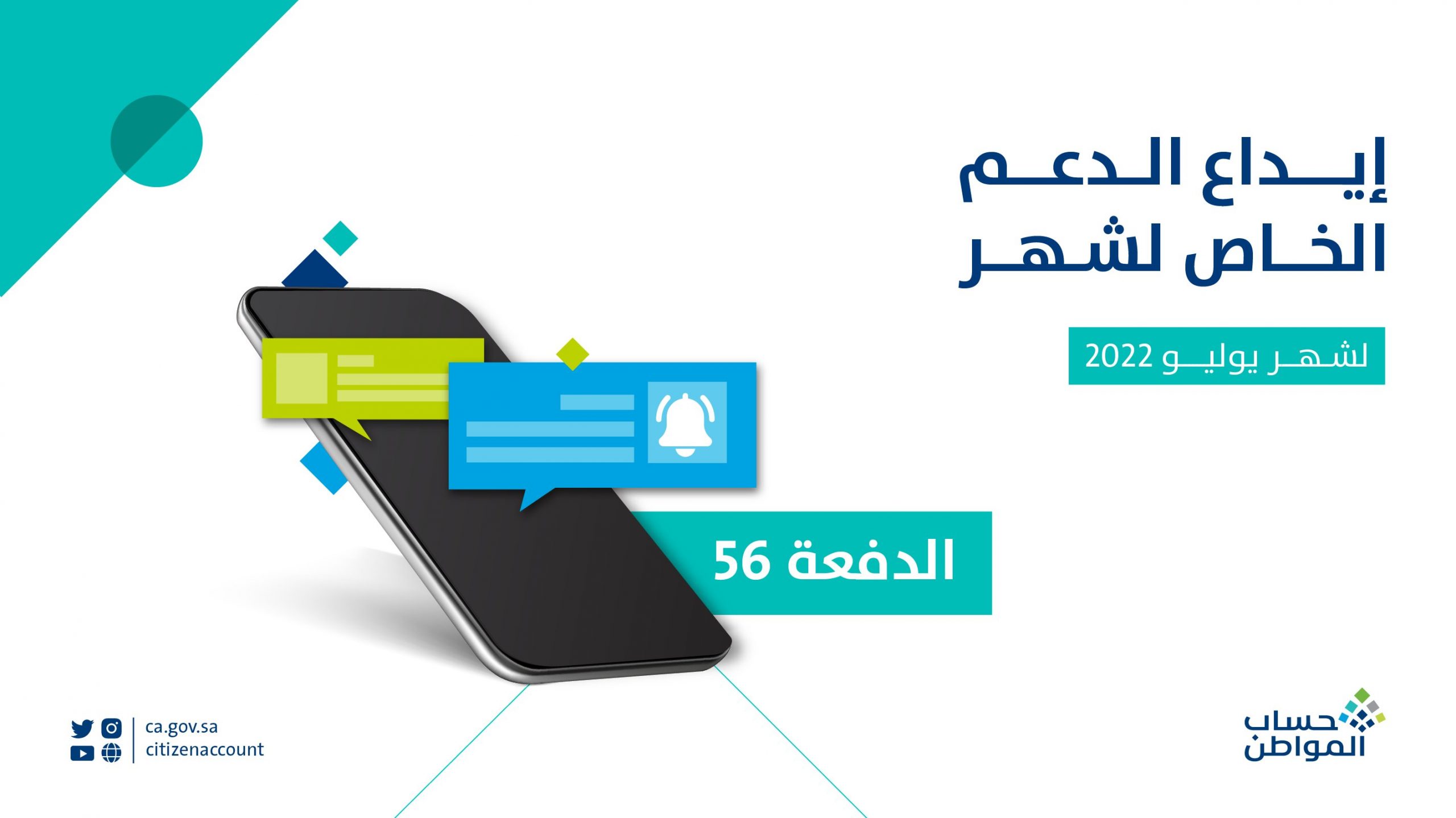 كيف تحسب قيمة دعم حساب المواطن 1443