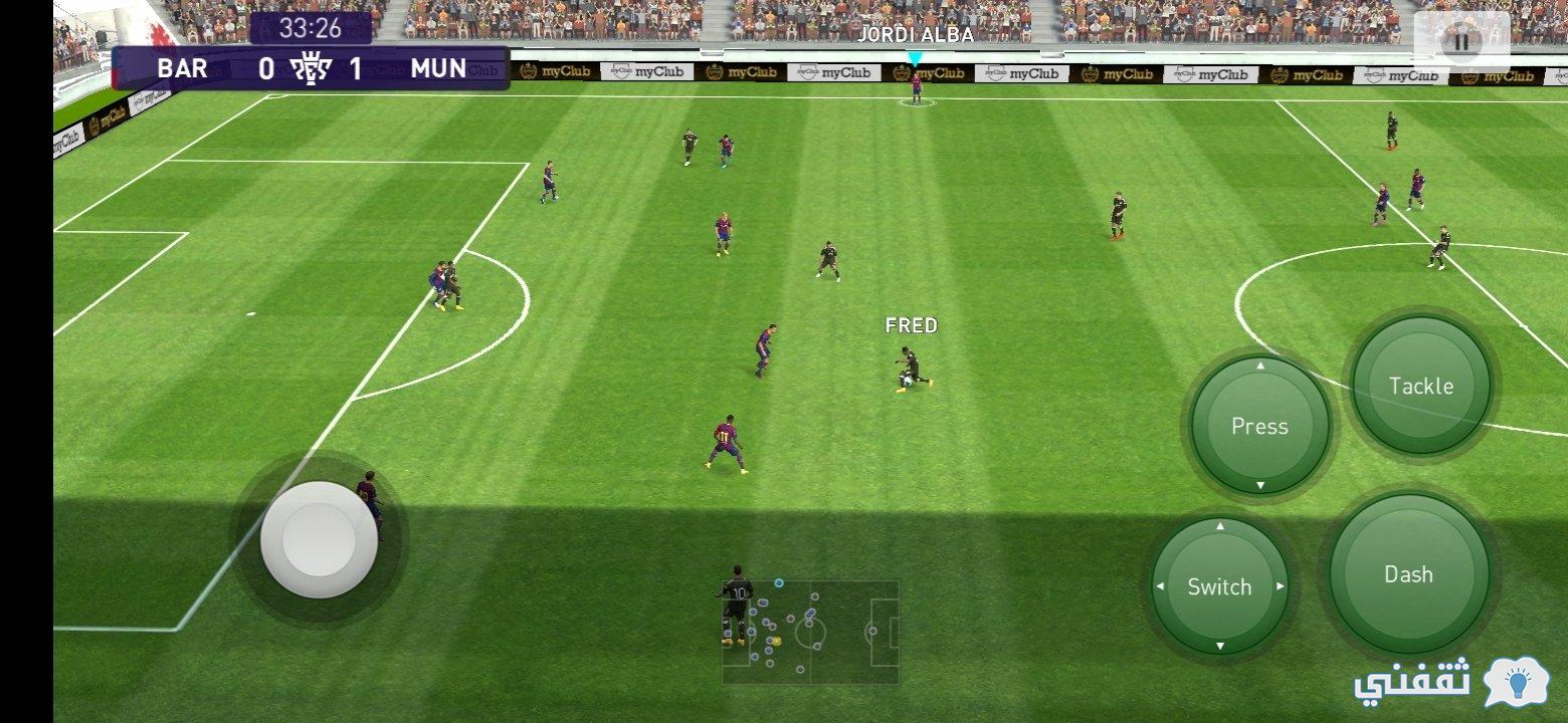 تحميل بيس PES 2022 للاندرويد
