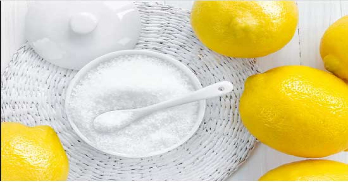 تنظيف الشفاط بيكربونات الصوديوم وملح الليمون