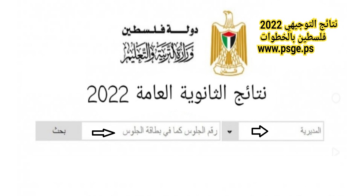 رابط نتائج التوجيهي فلسطين 2023