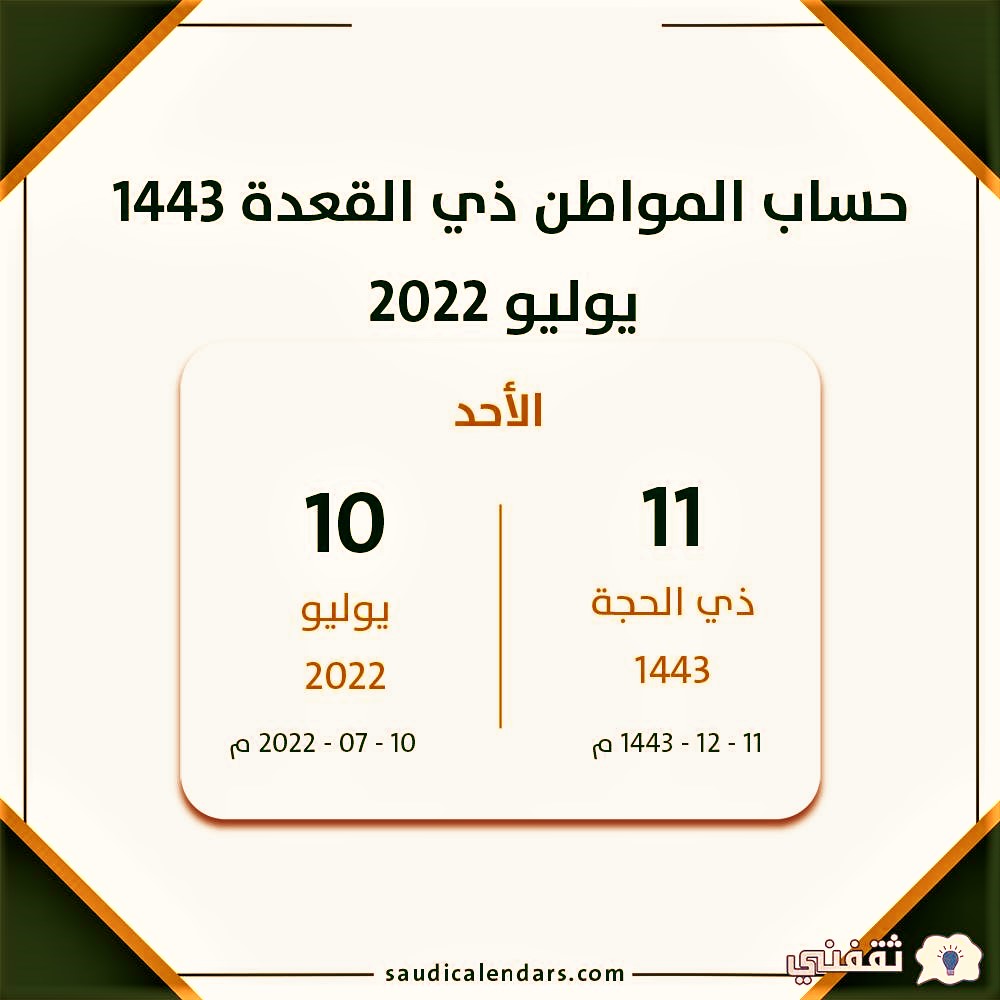 رسميًا موعد صرف حساب المواطن شهر يوليو 2022 بالسعودية