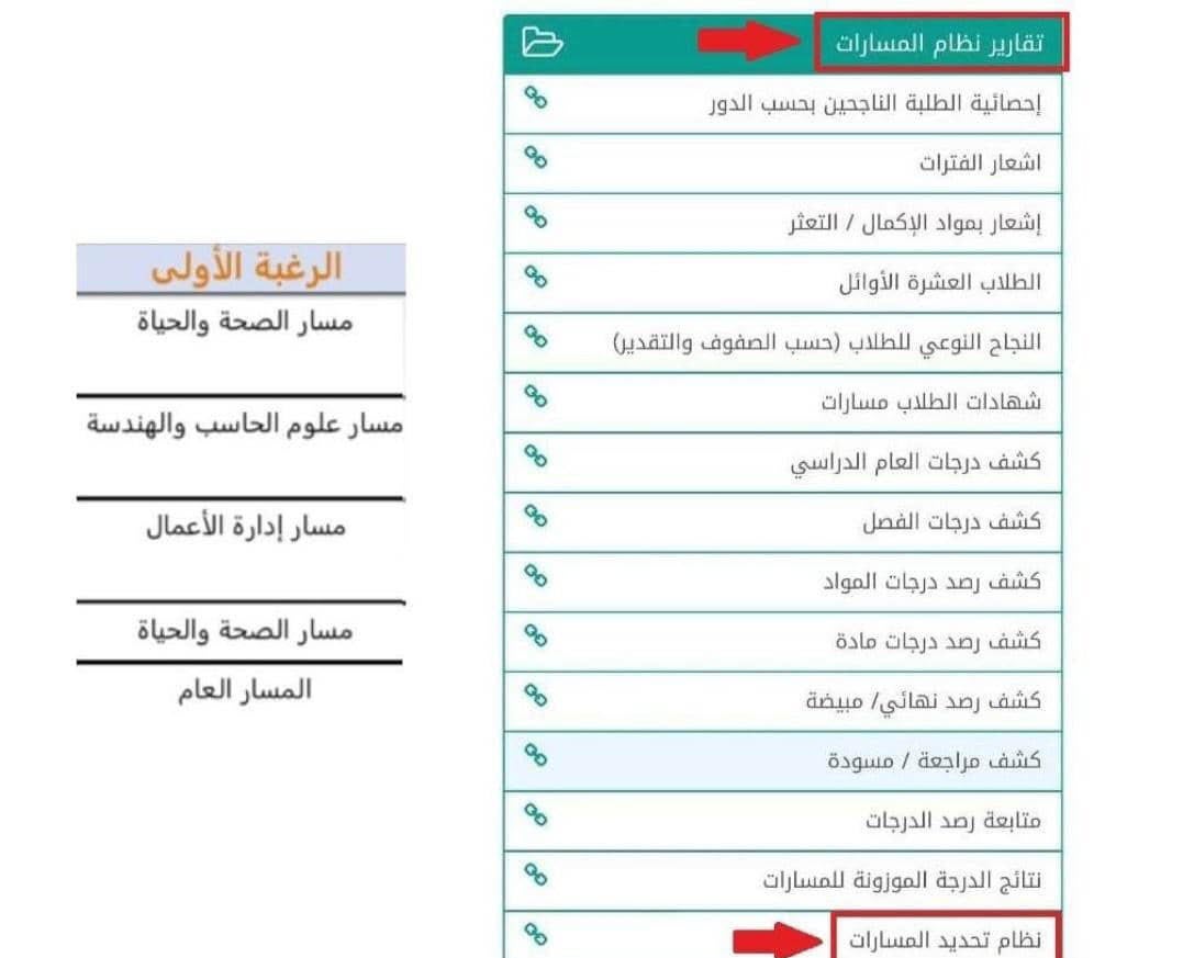 كيف اعرف مساري في نظام نور