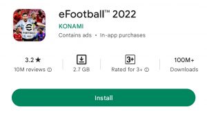 طريقة تحميل e football 