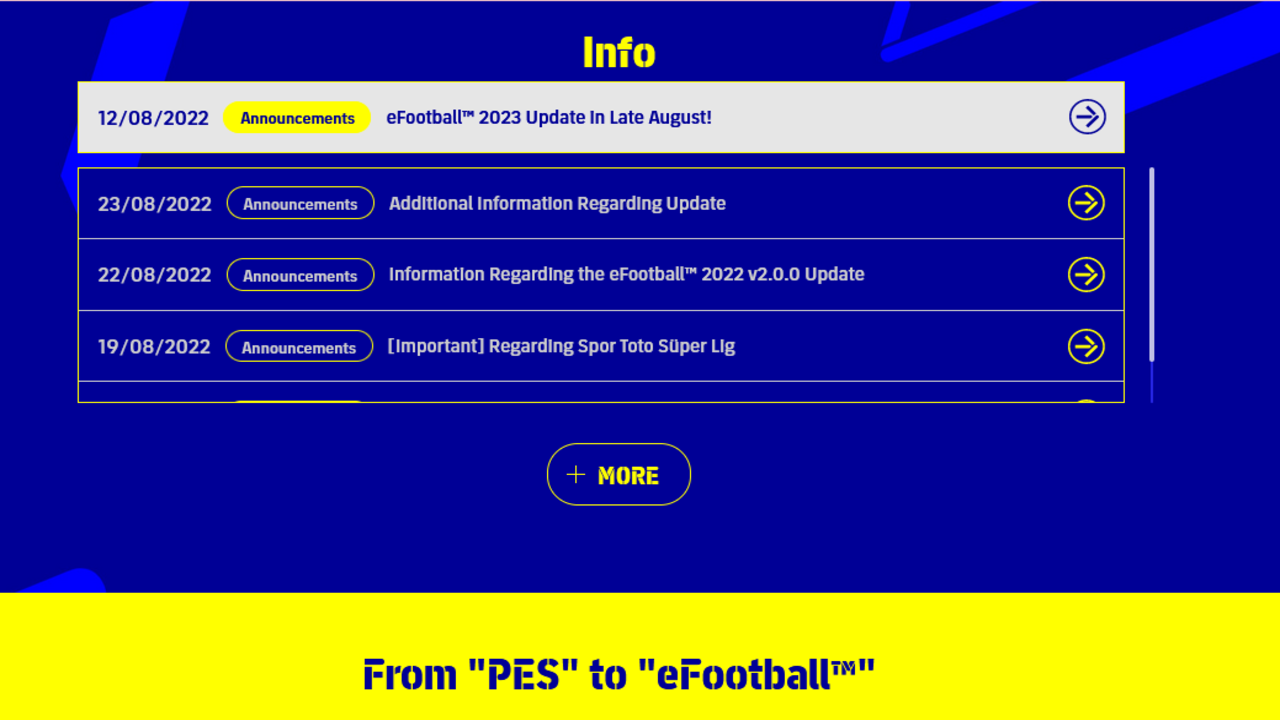 طريقة تحميل eFootball PES 2023 V 2.0.0