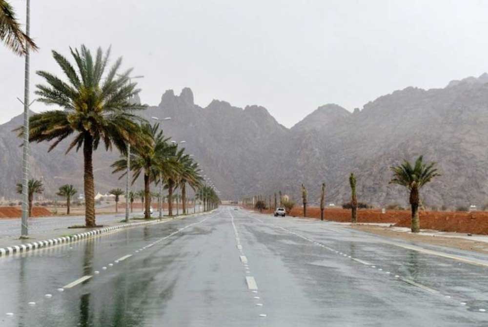 أمطار رعدية في السعودية