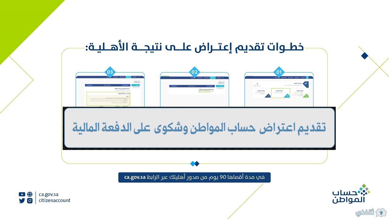 اعتراض حساب المواطن