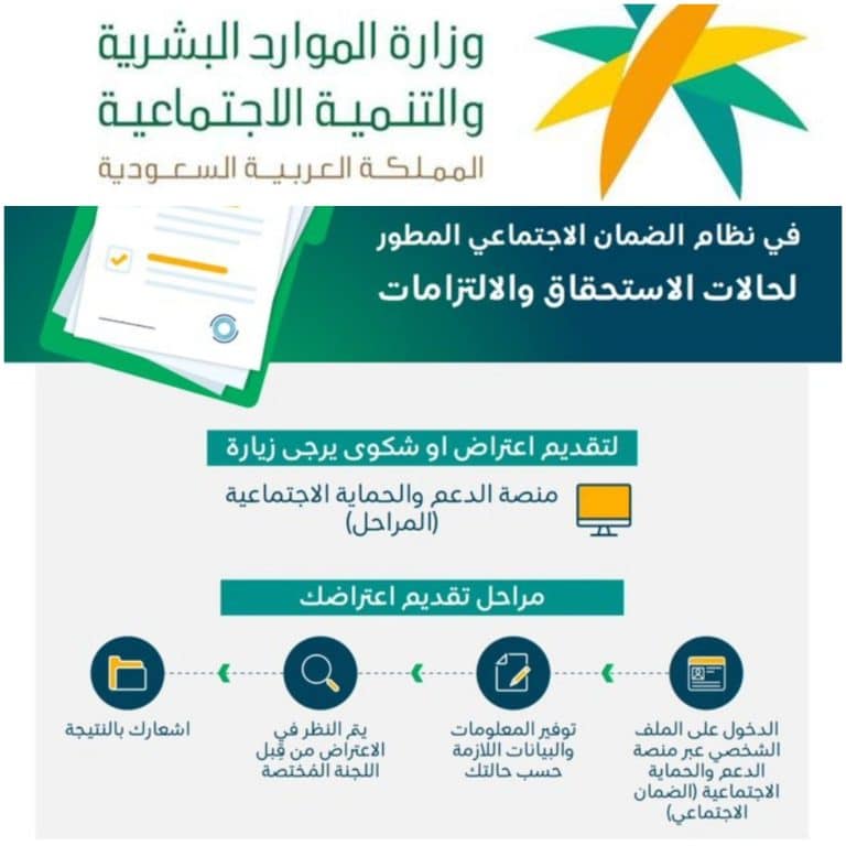 تقديم اعتراض في الضمان المطور