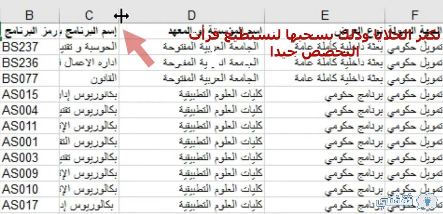 تثبيت القبول الموحد Heac.Gov.Om نتائج الفرز الأول 1444 (تظلمات - إساءة اختيار)
