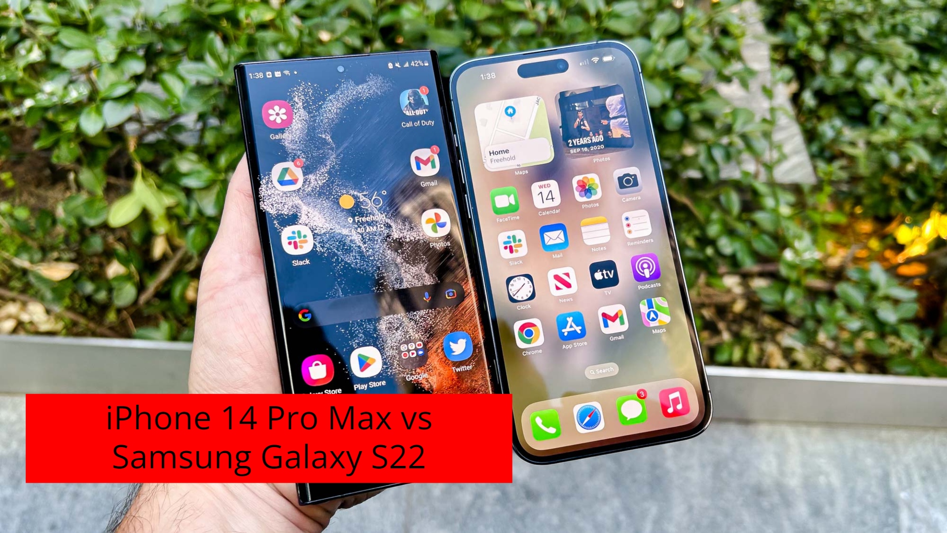 iPhone 14 Pro Max vs Samsung Galaxy S22