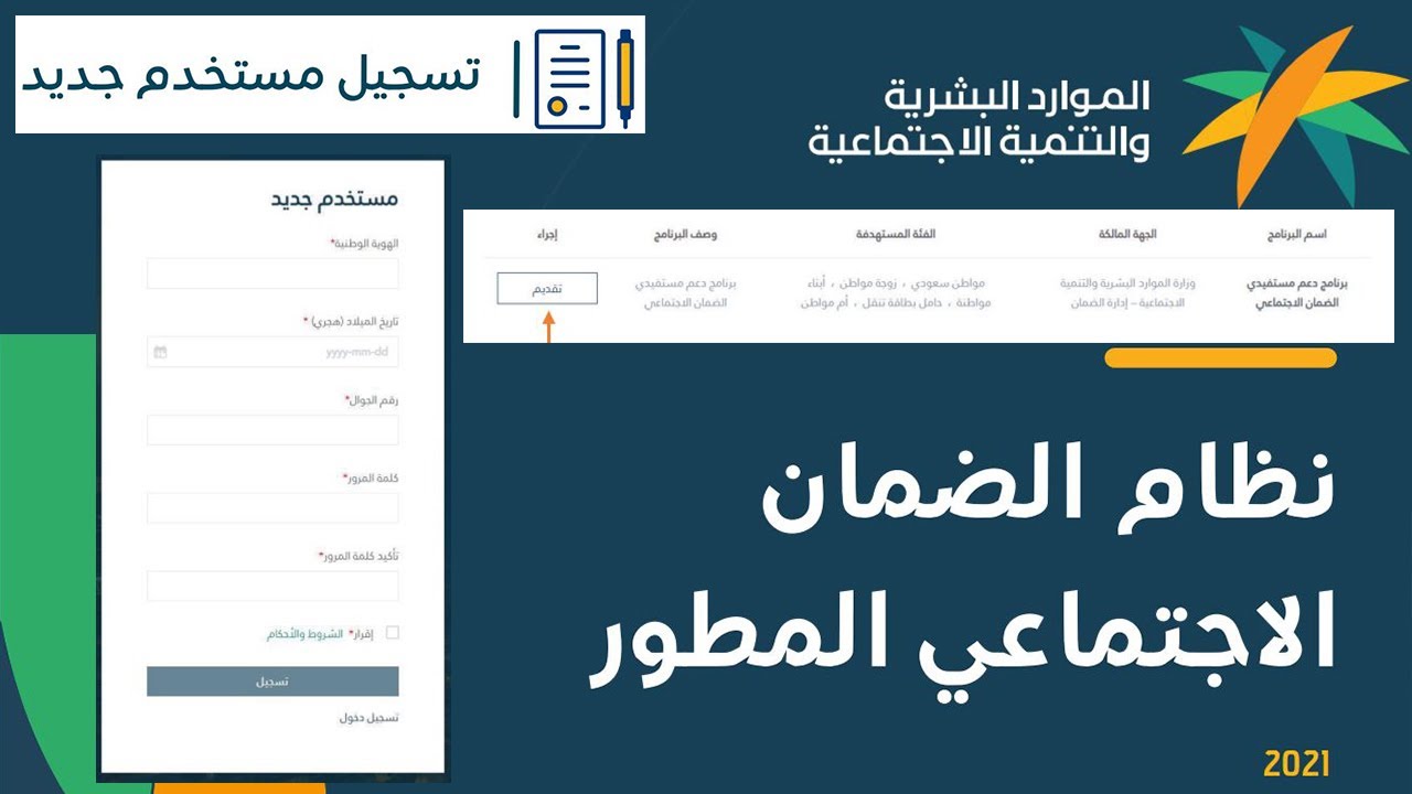 أسباب عدم التأهل في الضمان الاجتماعي الجديد