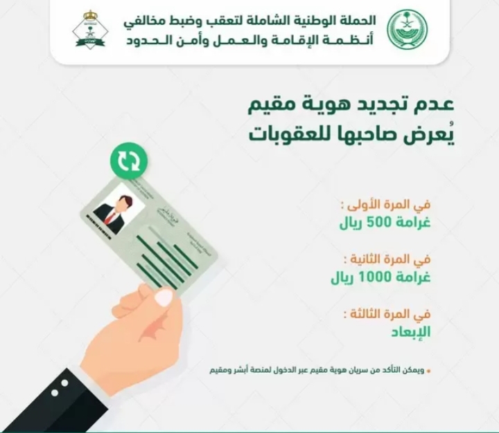 كم رسوم تجديد الإقامة في السعودية 2022