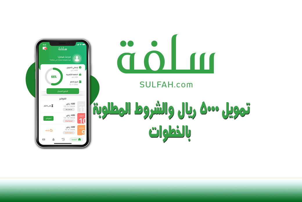 تقديم على دعم وتمويل منصة سلفة في دقائق 5000 ريال