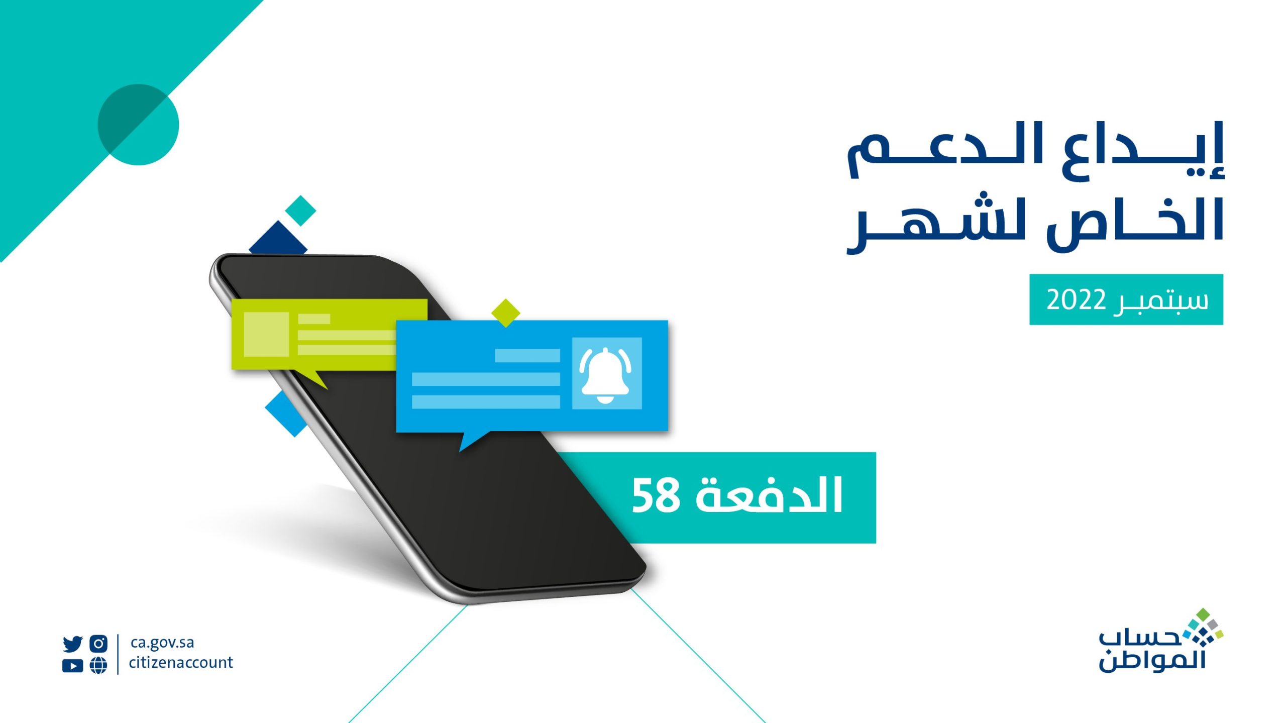 رقم حساب المواطن السعودي وتفاصيل الدفعة الجديدة من البرنامج