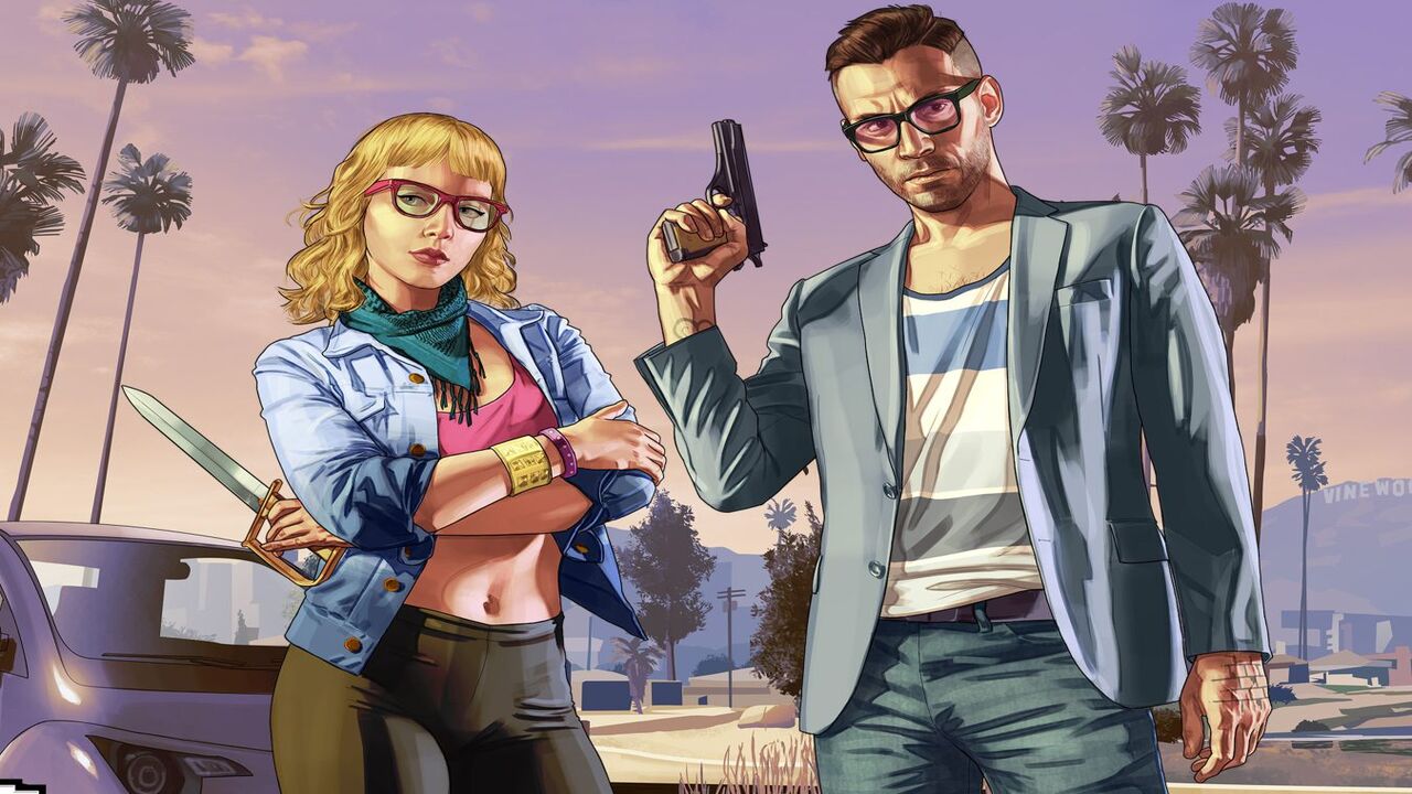 لقطات إصدار لعبة GTA 6