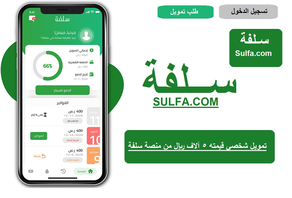 متى يبدا تمويل سلفه؟ للحصول على تمويل شخصي سريع بدون تحويل راتب 5000 ريال