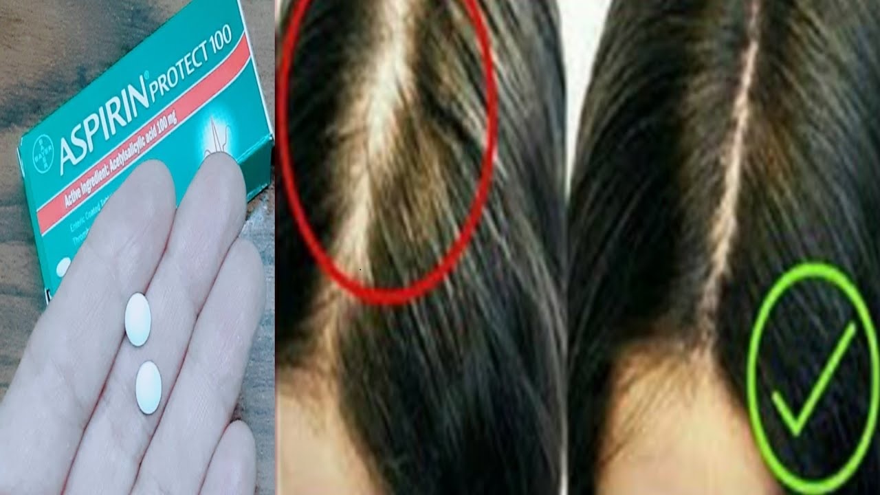 وصفة الأسبرين لتطويل الشعر