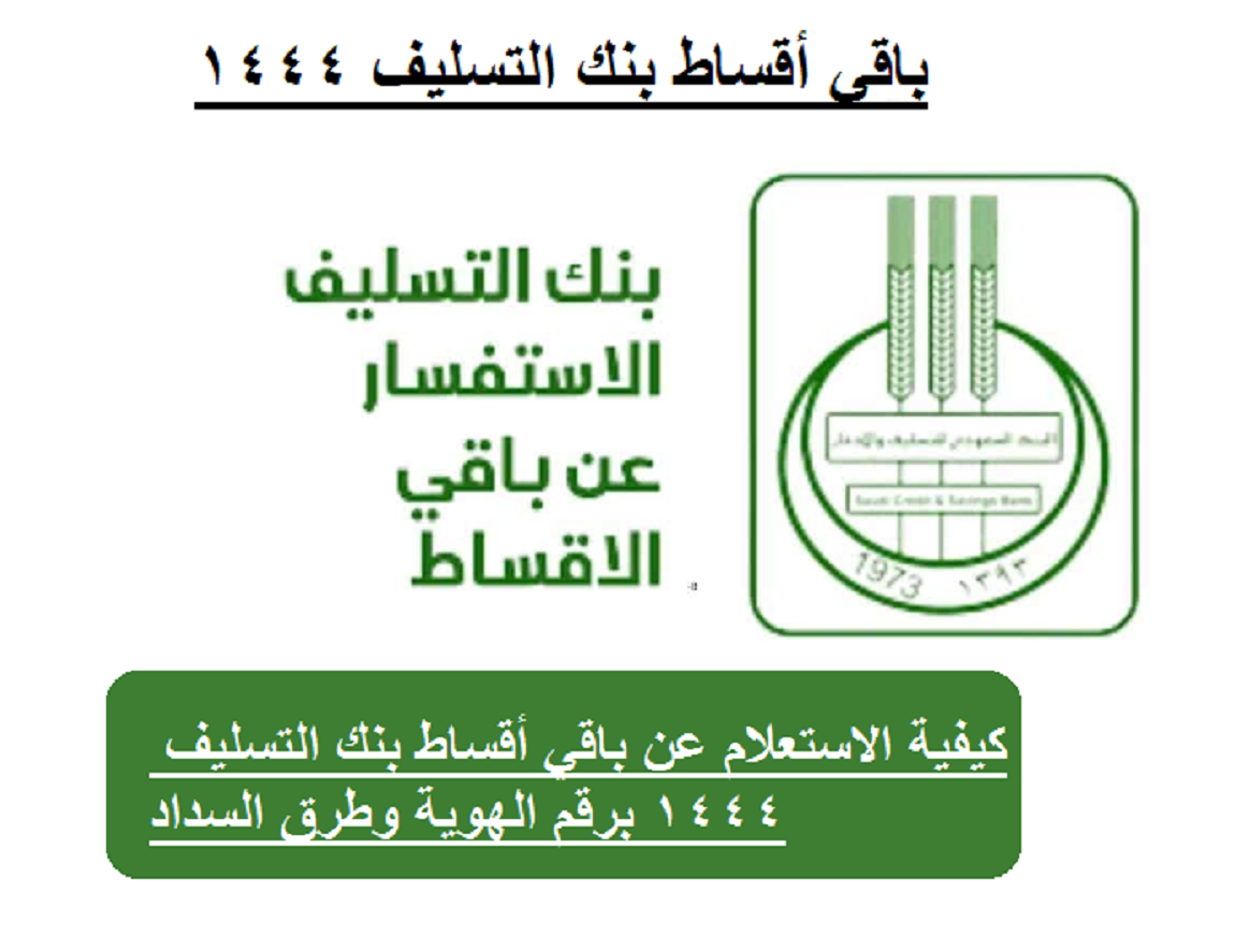 بنك التسليف 1444