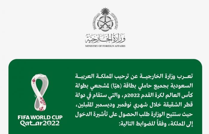 الحصول على بطاقة هيا كأس العالم 2022 وتقديم رحلات العمرة المجانية لمشجعي بطولة كاس العالم بقطر 2022