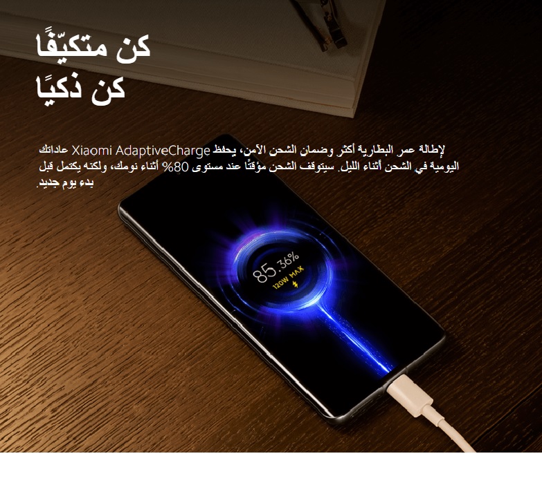 شاحن 120 وات من شوامي لهاتف 12 تي برو الجديد
