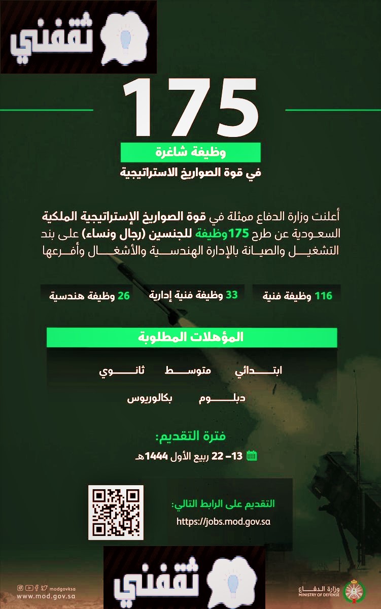 وزارة الدفاع قوة الصواريخ الاستراتيجية