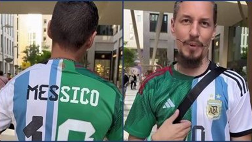 MESSI CO مشجع مكسيكي يبهر العالم بحبه لليونيل ميسي