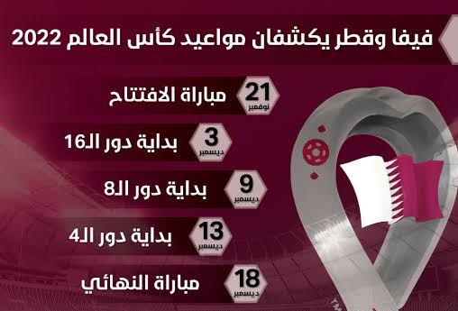 موعد إطلاق فاعليات كأس العالم 2022 في قطر
