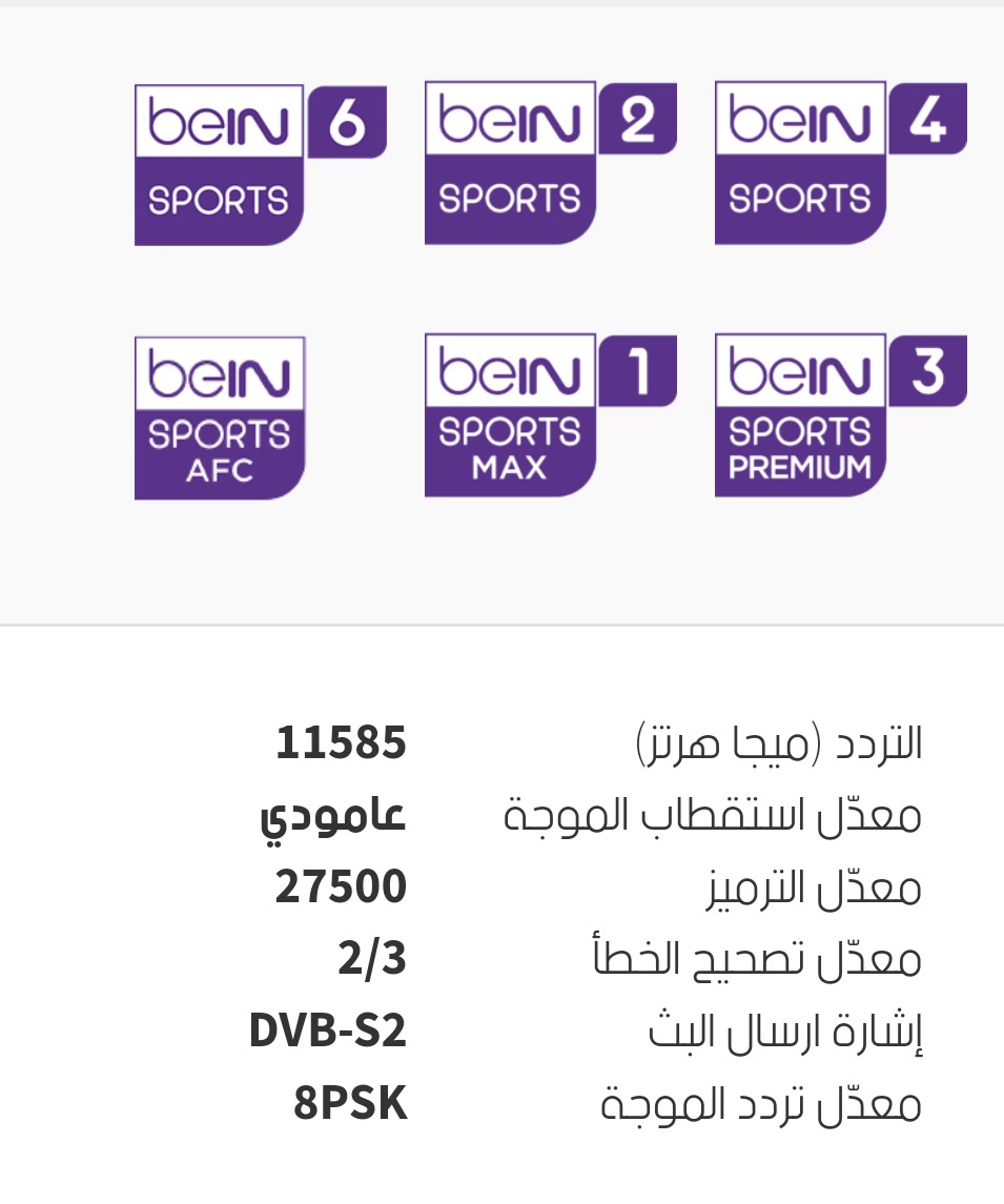مباريات كأس العالم 2022 تردد قناة بين سبورت المفتوحة
