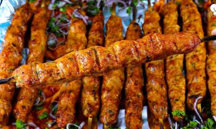 طريقة كفتة الفراخ المشوية