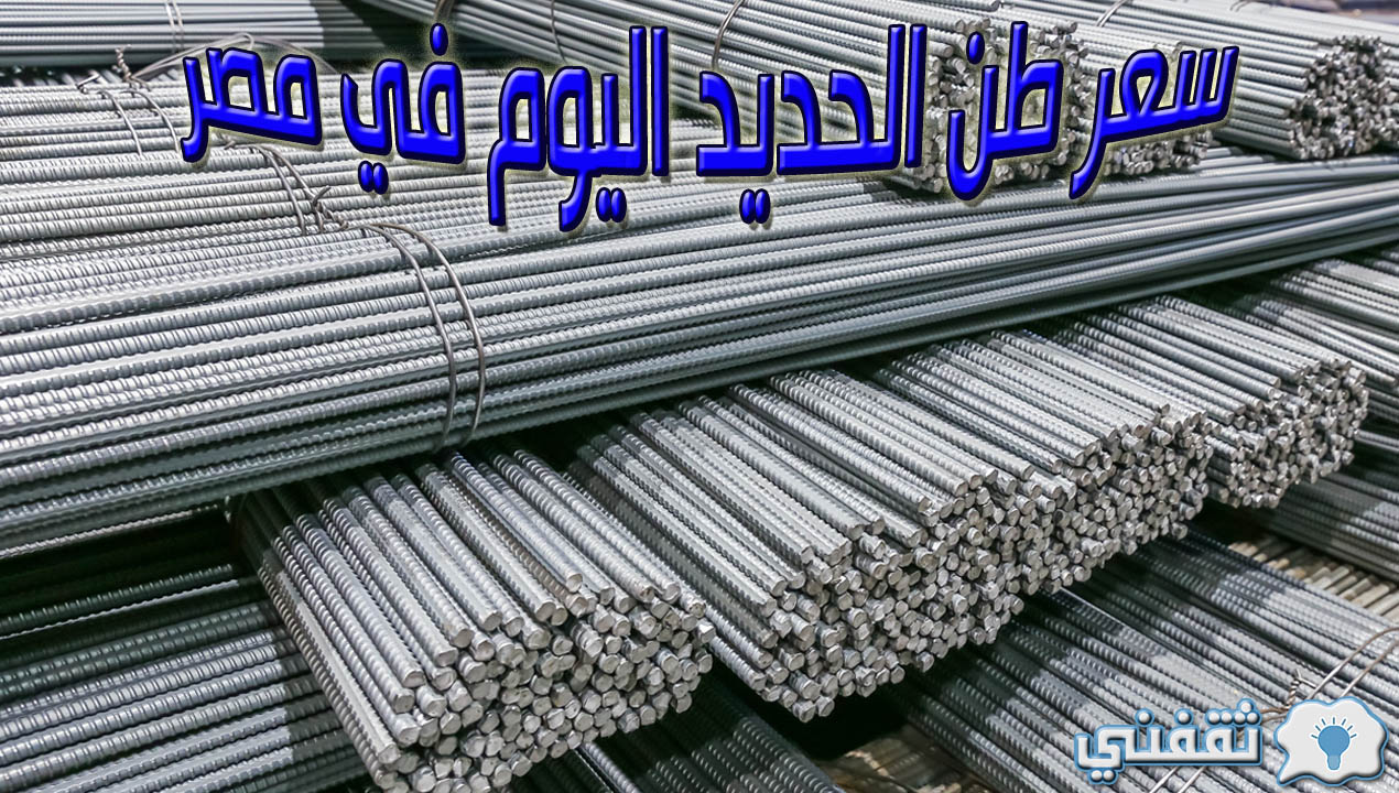 سعر طن الحديد اليوم في مصر