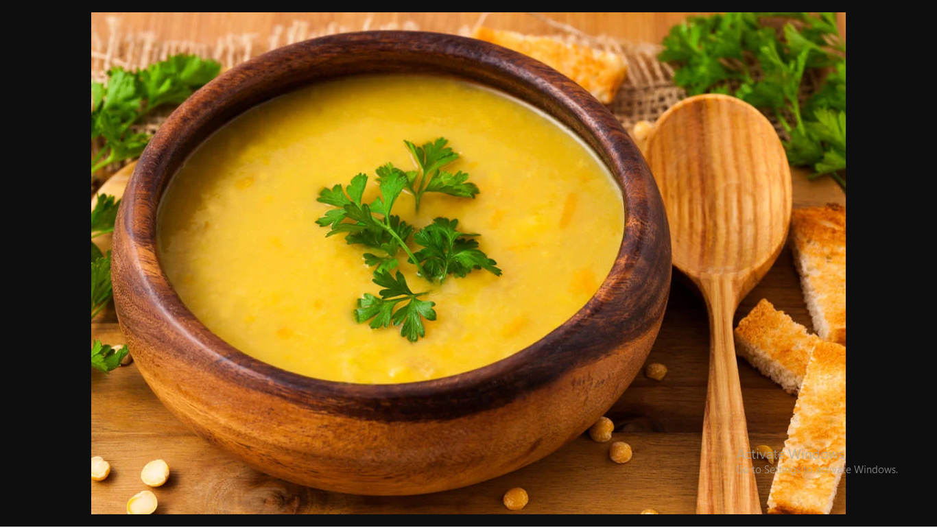 عمل شوربة عدس مفيدة
