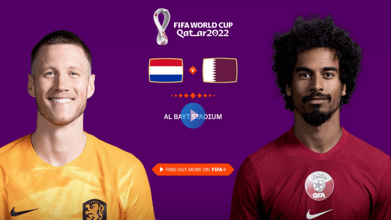 متابعة مباراة هولندا ضد قطر