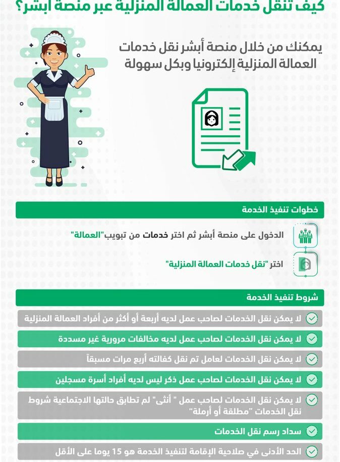 نقل كفالة العمالة المنزلية بدون موافقة الكفيل