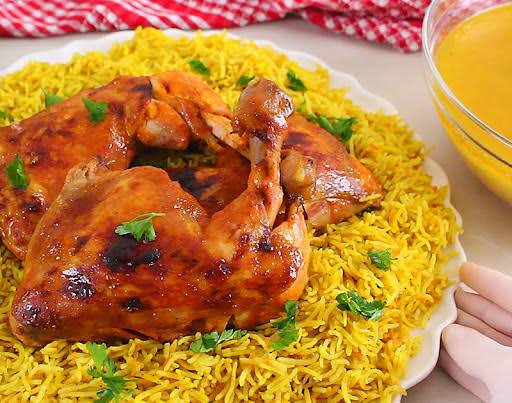 طريقة عمل كبسة الدجاج