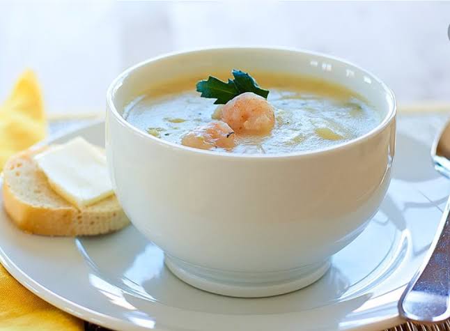 عمل شوربة الجمبري