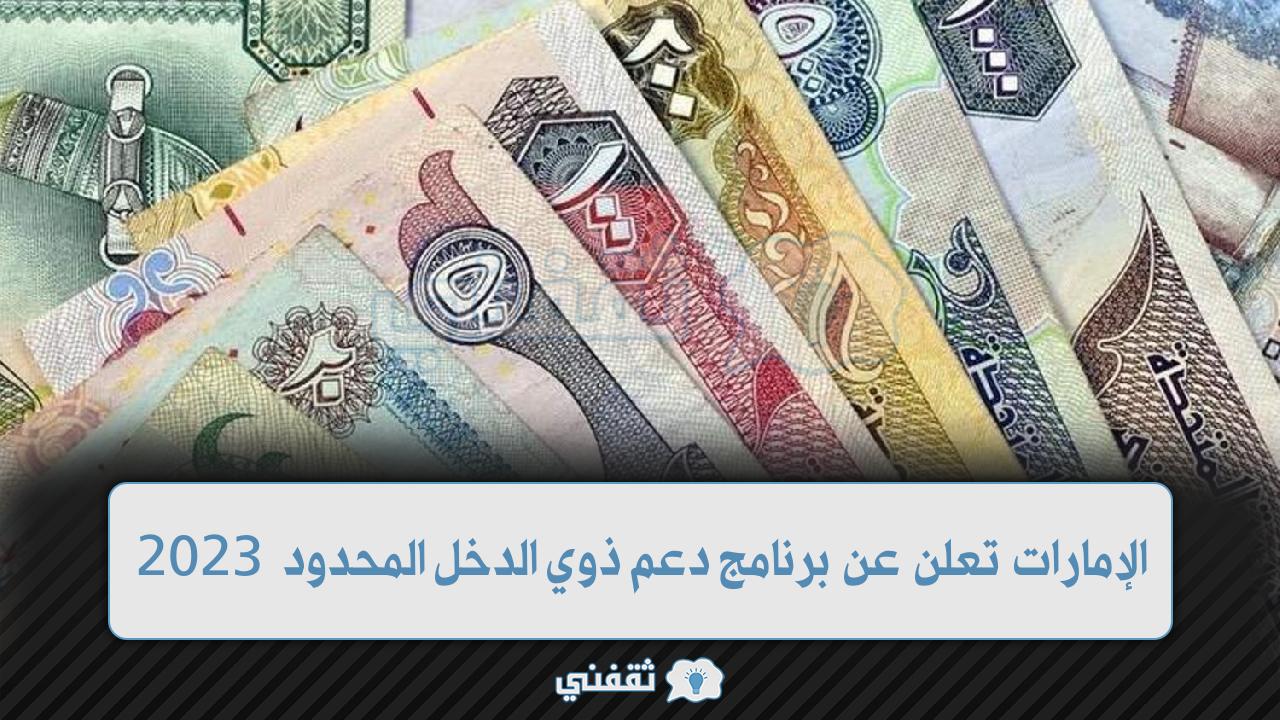 الإمارات تعلن عن برنامج دعم ذوي الدخل المحدود