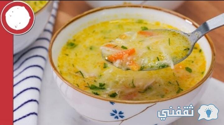 شوربة الدجاج بالشعيرية 