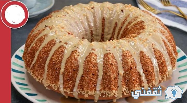 كيكة بصوص الطحينة 