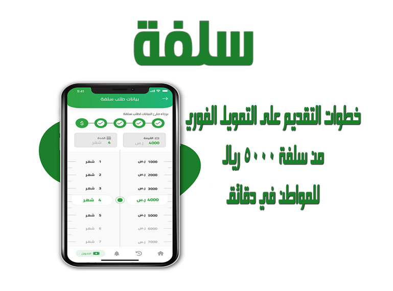 كيفية طلب سلفة فورية بقيمة 5000 ريال من منصة سلفة