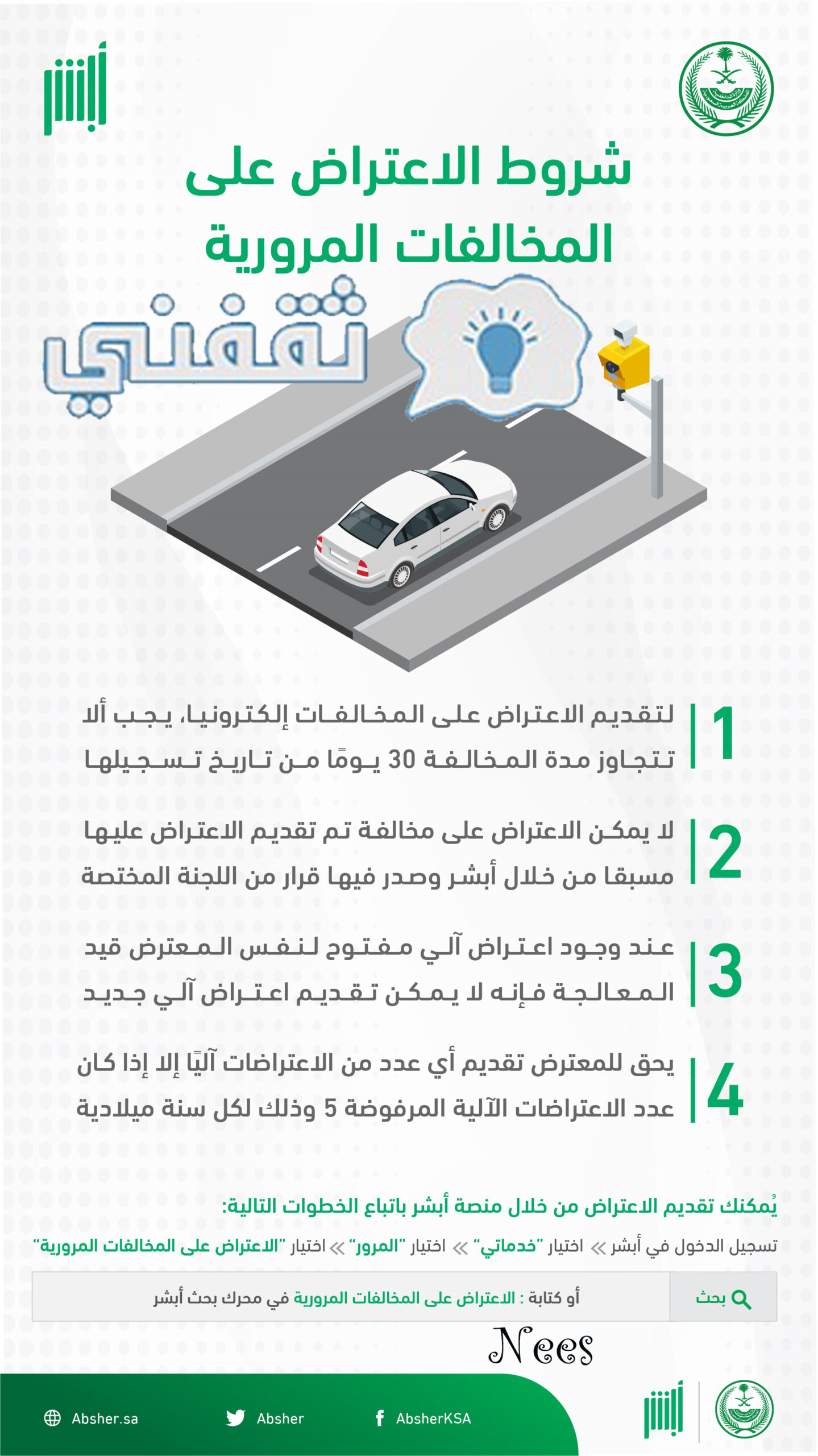 تجربتي في الاعتراض على مخالفة