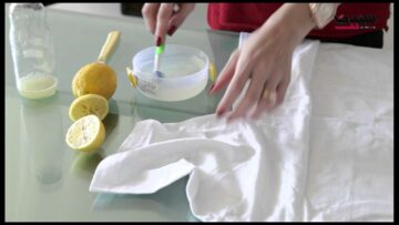 أقوي الطرق الفعالة لتبييض الملابس البيضاء وازالة البقع من اول غسلة