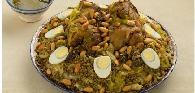 كيفية تحضير الرفيسة المغربية بالدجاج والحرشة