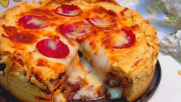 طريقة عمل كيكة البيتزا الهشة في السحور بخطوات بسيطة بطعم أول مرة تدوقيه
