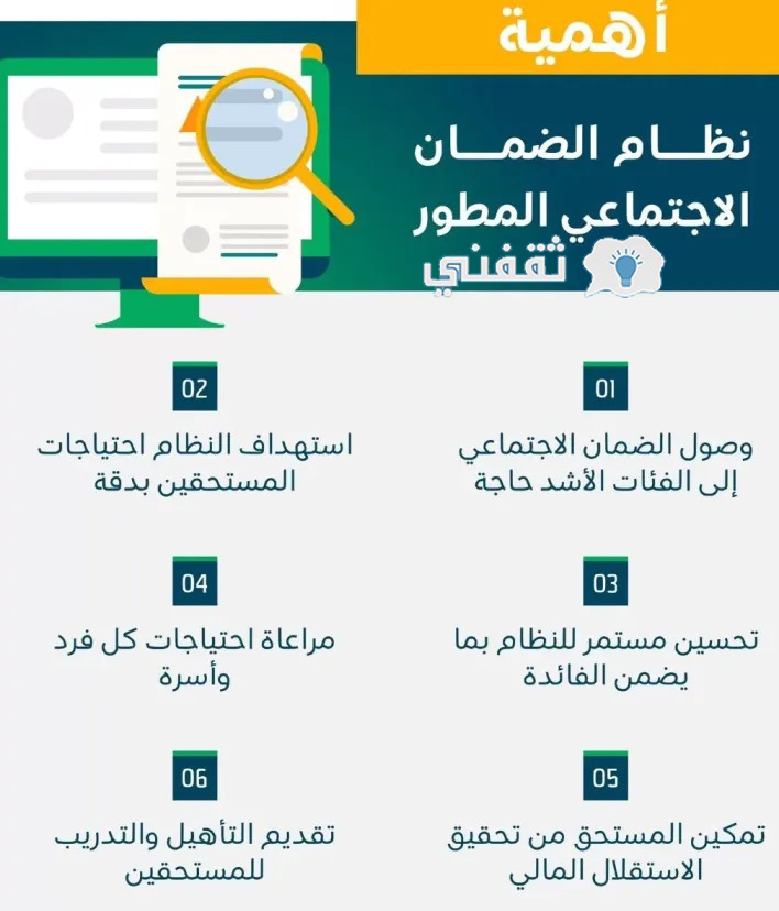 منصة الضمان الاجتماعي المطور