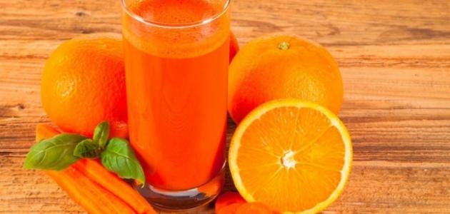 افضل طريقة لتخزين عصير البرتقال بالجزر لشهر رمضان المبارك 