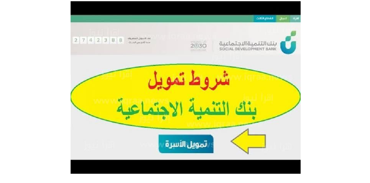 بنك التنمية الاجتماعية وقرض الاسرة
