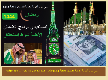 متى تنزل أيقونة مكرمة الضمان الملكية 1444 بأمر “خادم الحرمين الشريفين” مواعيد متوقعة